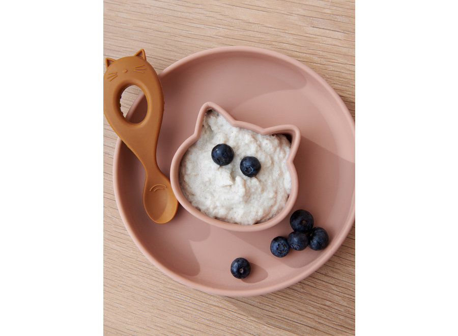 Liewood Vivi dinnerset cat dark rose