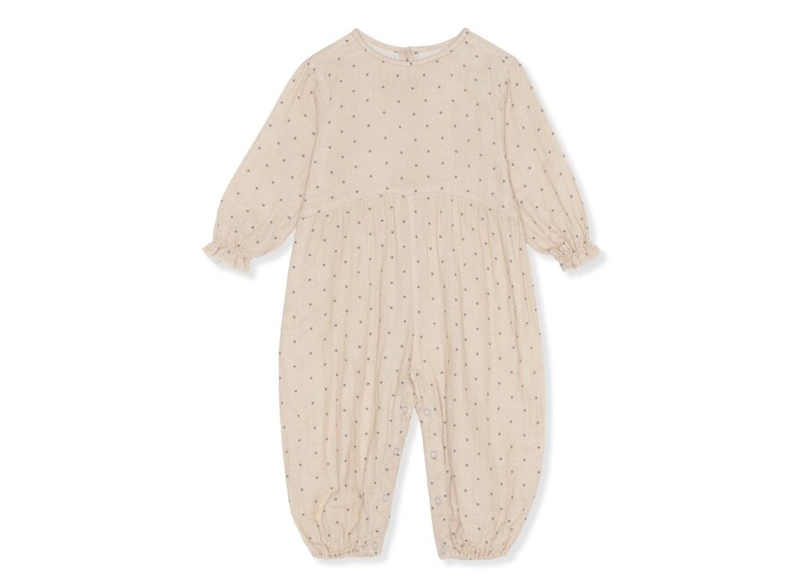 Konges Sløjd coco frill jumpsuit dot magnet