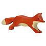 Holztiger vos lopend