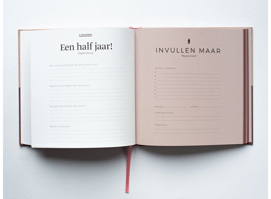 Leukigheidjes eerste jaar invulboek - meisje