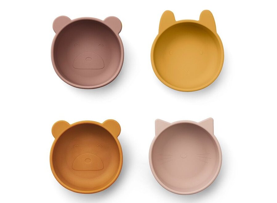 Liewood Iggy snack bowls rose mix