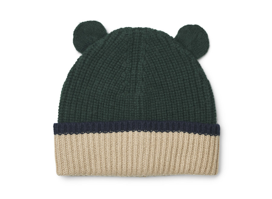 Liewood Miller beanie Hunter green