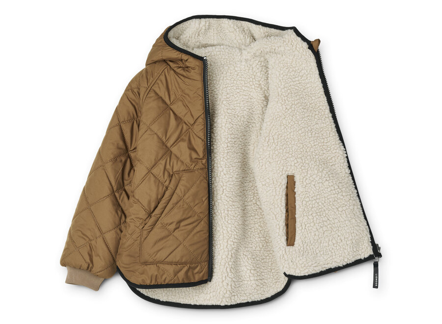 Liewood Jackson reversible jacket Pecan sandy