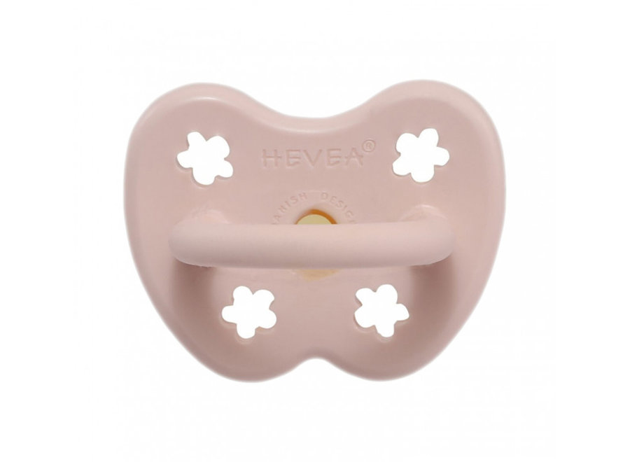 Hevea speen Orthodontic 0-3 Powder Pink