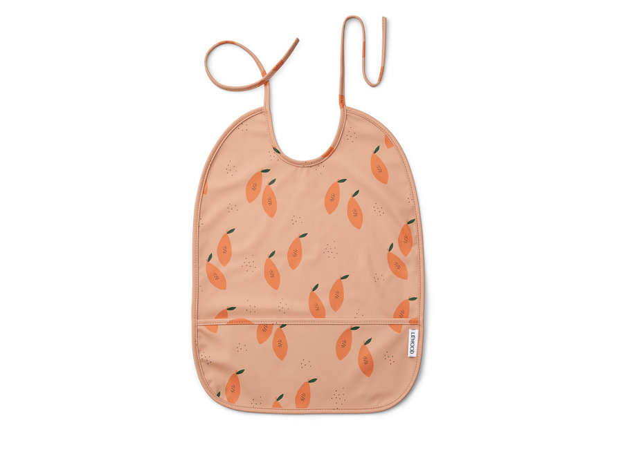 Liewood Lai bib Papaya / Pale tuscany