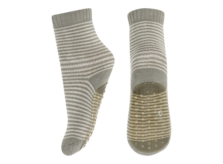 MP Denmark Vilde socks with anti-slip Silver Sage