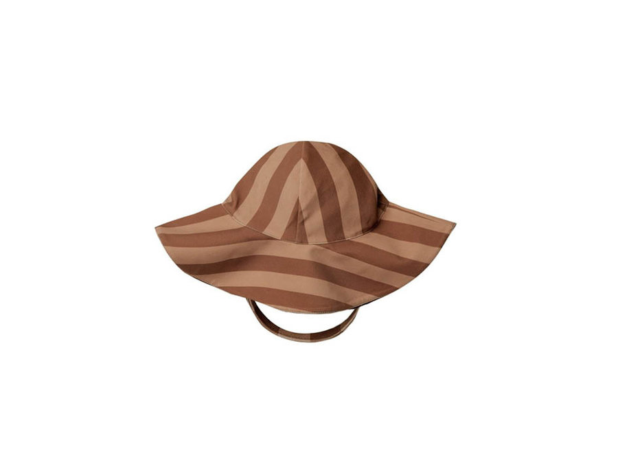 QM sun hat retro stripe