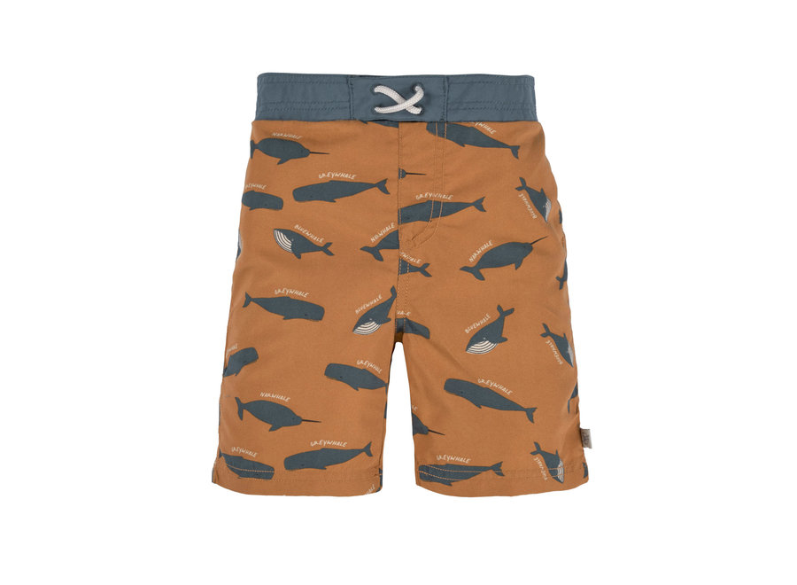 Lässig Zwemshort Whale caramel