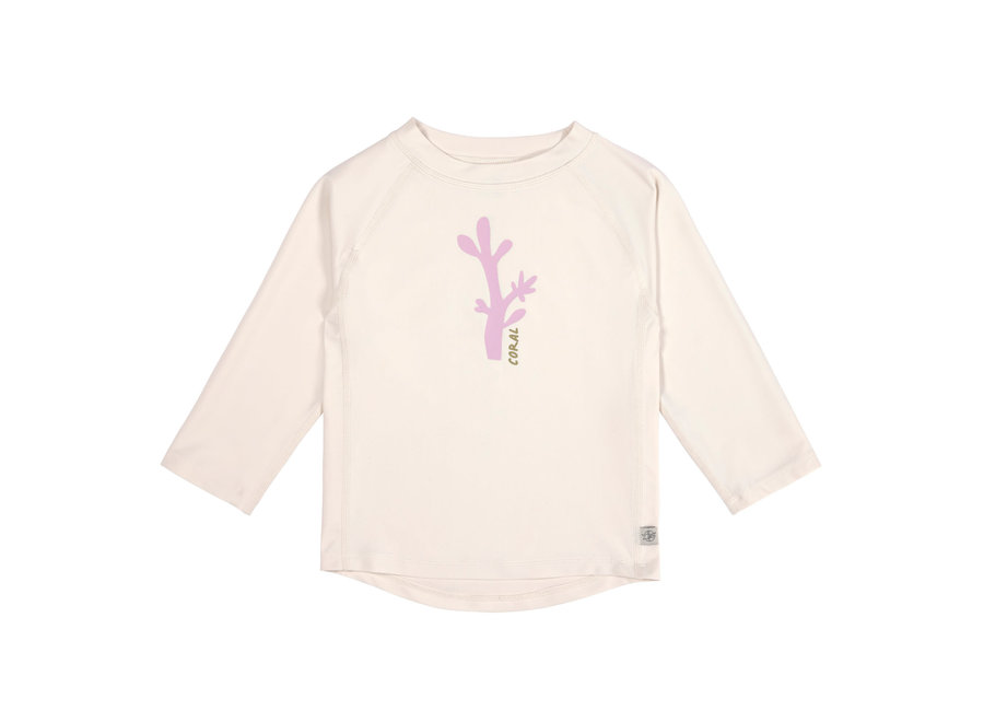 Lässig UV-zwemshirt ls Corals milky