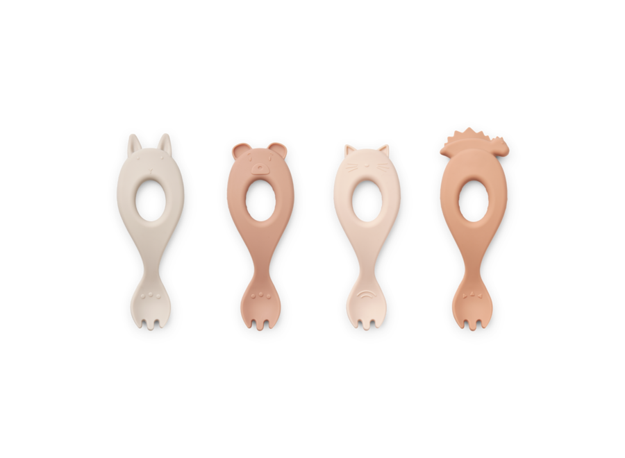 Liewood Liva Fork 4-Pack Rose multi mix