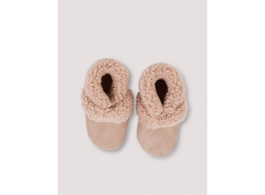 Petit Nord Shearling Bootie Old rose