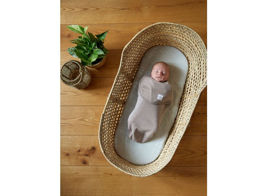 Lassig swaddle bag sprinkle taupe