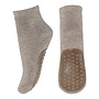 MP Denmark Wool socks - anti-slip Light Brown Melange