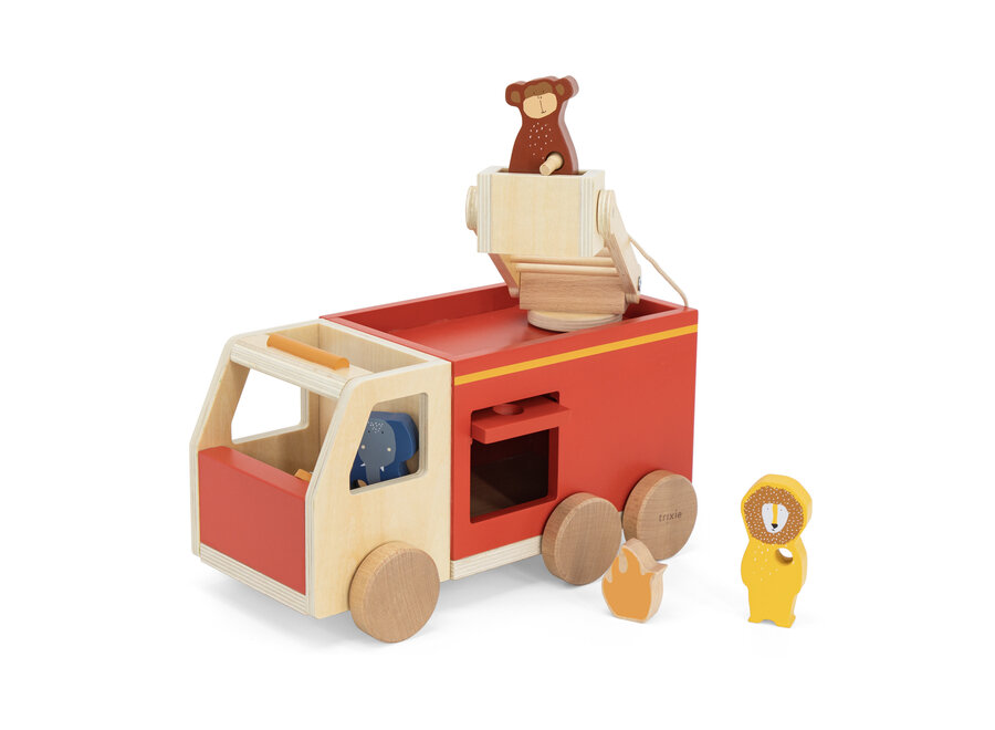 Trixie Houten brandweerwagen