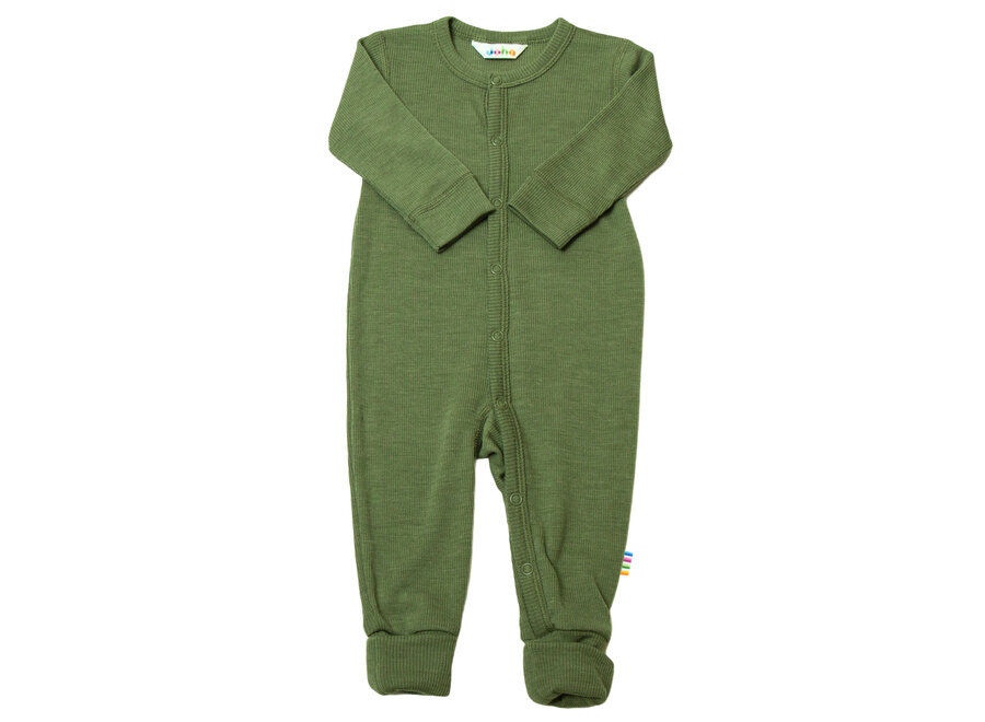 Joha wol zijden nightsuit sage