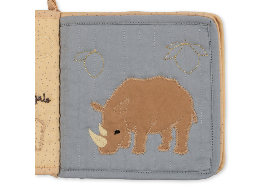 Konges Slojd fabric book zoo