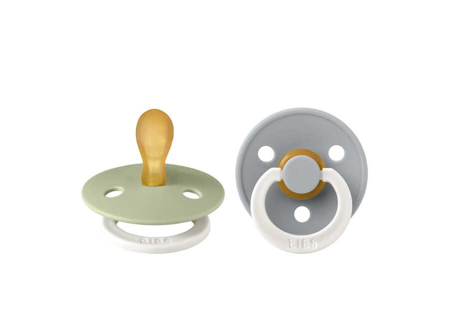 Bibs 2 pack symmetric glow sage / cloud t2