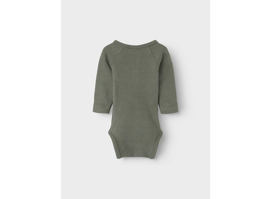 Lil' Atelier Thor Ls Slim Body Lil Agave Green