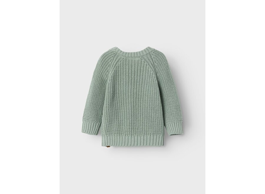 Lil' Atelier Emlen Ls Knit Card Lil Jadeite