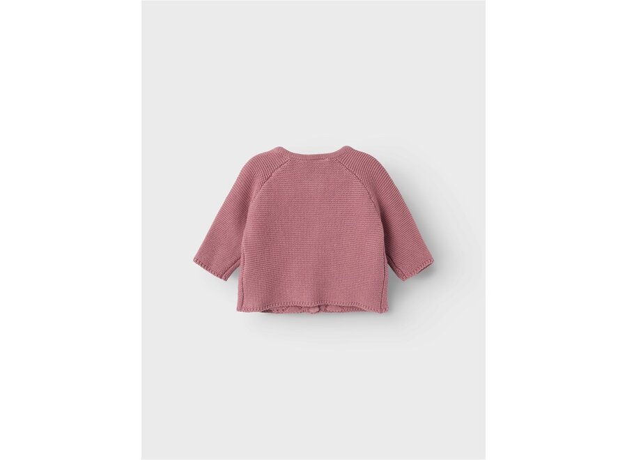 Lil' Atelier Dora Ls Loose Knit Card Lil Nostalgia Rose