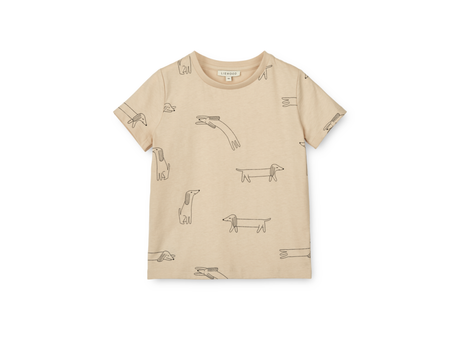Liewood Apia Baby Shortsleeve T-shirt Dog / Sandy