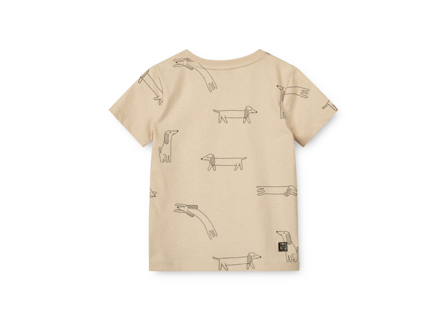 Liewood Apia Baby Shortsleeve T-shirt Dog / Sandy