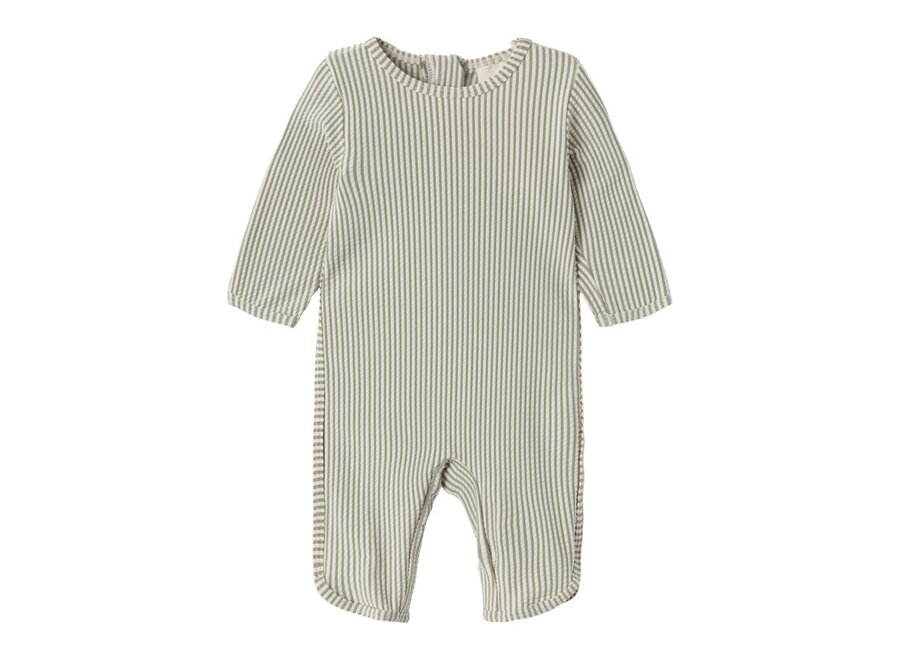 Lil' Atelier Fondo Ls Uv Swimsuit Lil Dried Sage