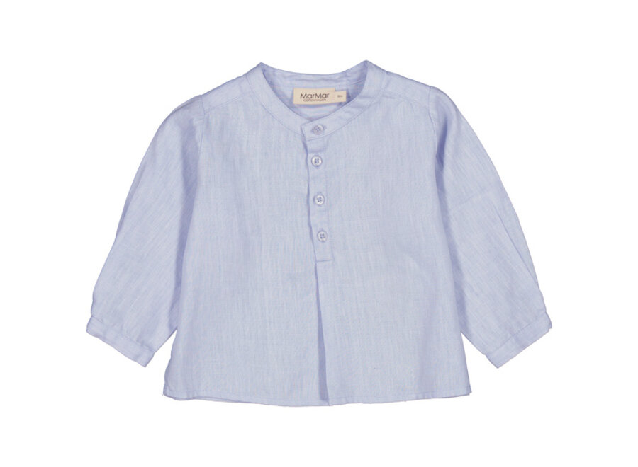 MarMar Totoro Linnen Shirt Blue Mist