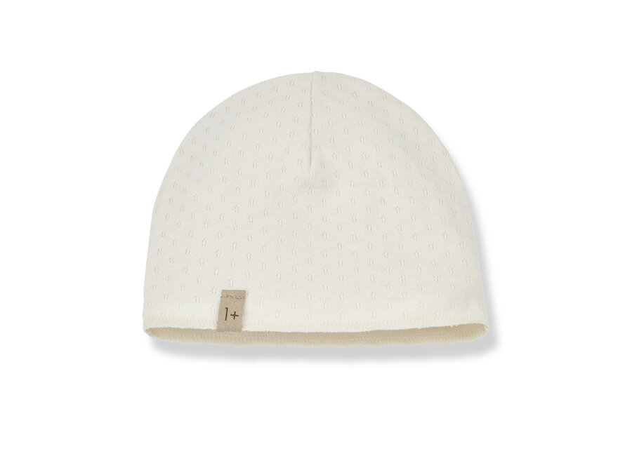 1+ Elise Beanie Ivory