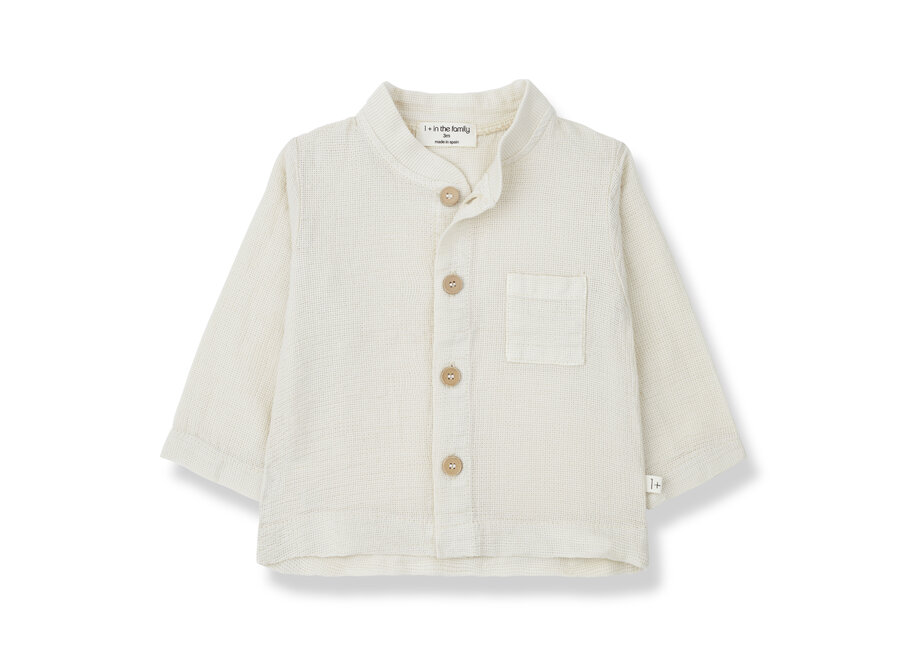 1+ Maurizio L.Sleeve Shirt Ivory