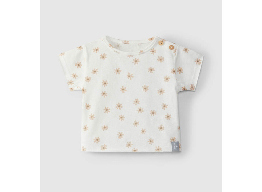 Snug T-shirt Flowers rosa