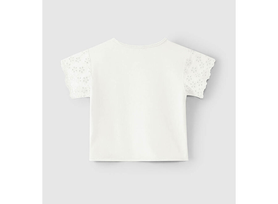 Snug T-shirt kant Off-white
