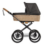 Naturkind kinderwagen IDA + Gevlochten reiswieg Graphit