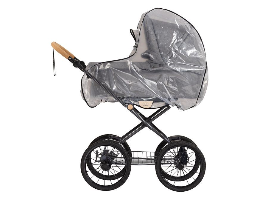 Naturkind kinderwagen IDA + Gevlochten reiswieg Sand