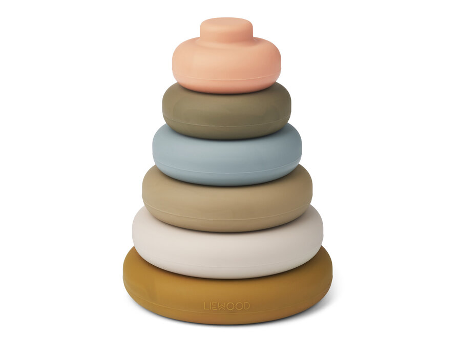 Liewood Dag stacking tower khaki mix