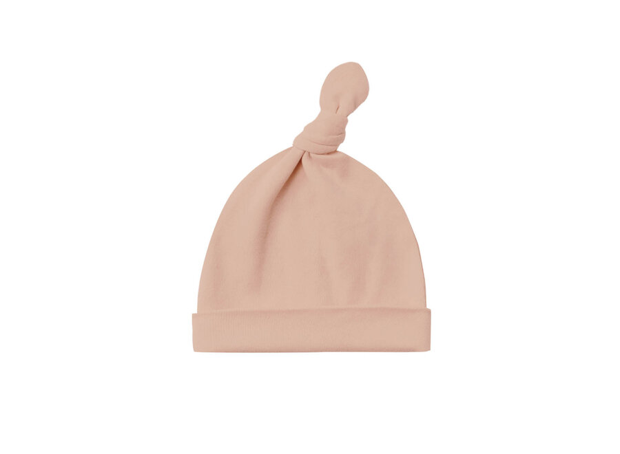 QM Knotted Baby Hat Blush