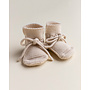Hvid Slofjes-Merino wol cream