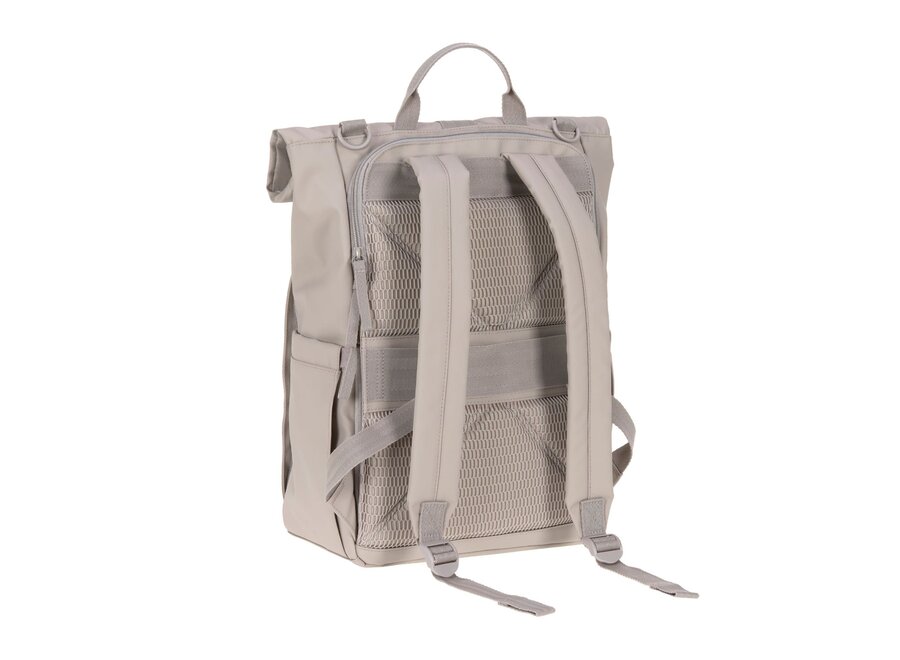 Lassig Rolltop Up backpack taupe