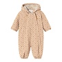 Lil' Atelier Gerda Padded Snowsuit Aop Fo Lil Rugby Tan Aop