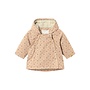 Lil' Atelier Gerda Padded Loose Jacket Aop Fo Lil Rugby Tan Aop