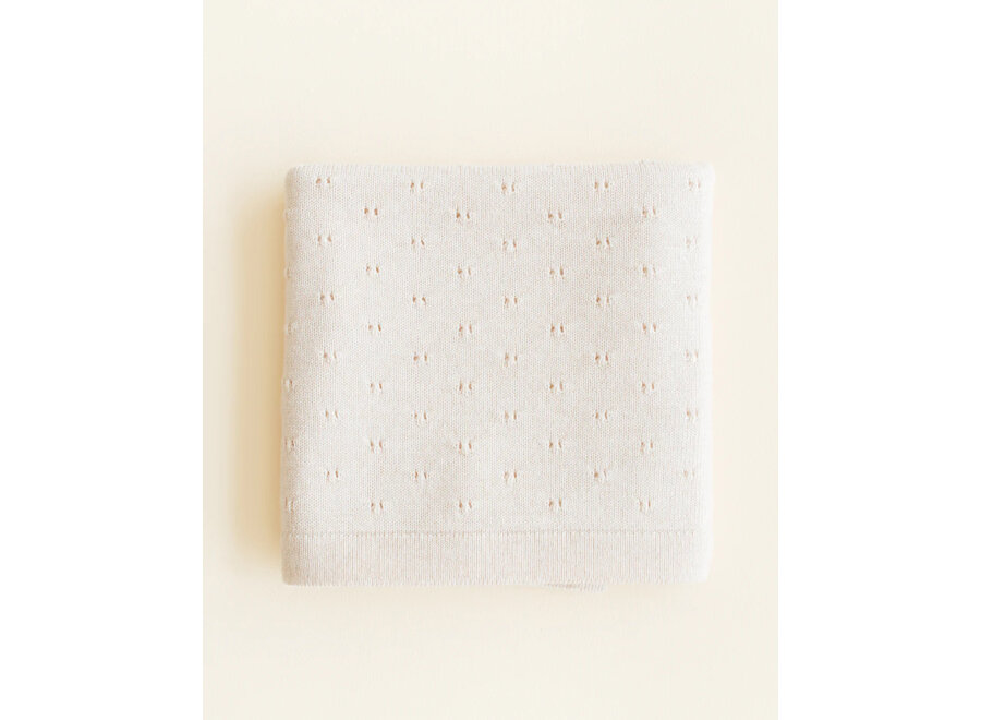 Hvid Blanket Bibi Cream