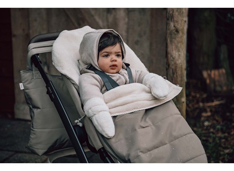 Koeka voetenzak buggy teddy Calgary taupe