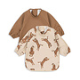 Konges Sløjd Bib 2p Tiger/Toasted Coconut 6-12m