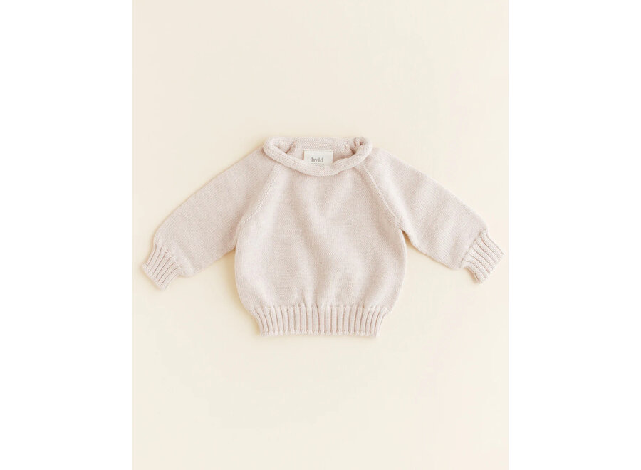 Hvid Sweater Georgette Cream