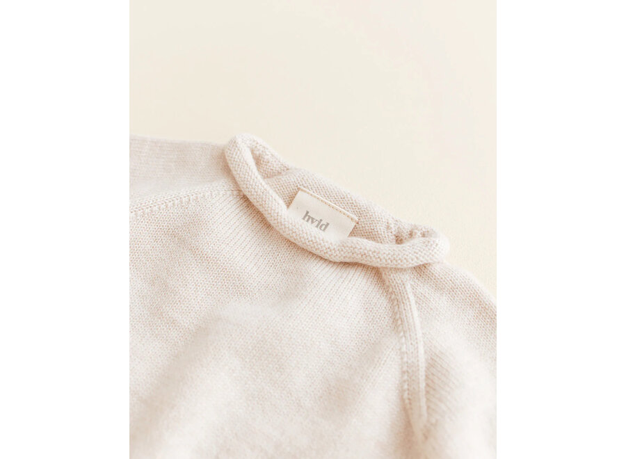 Hvid Sweater Georgette Cream