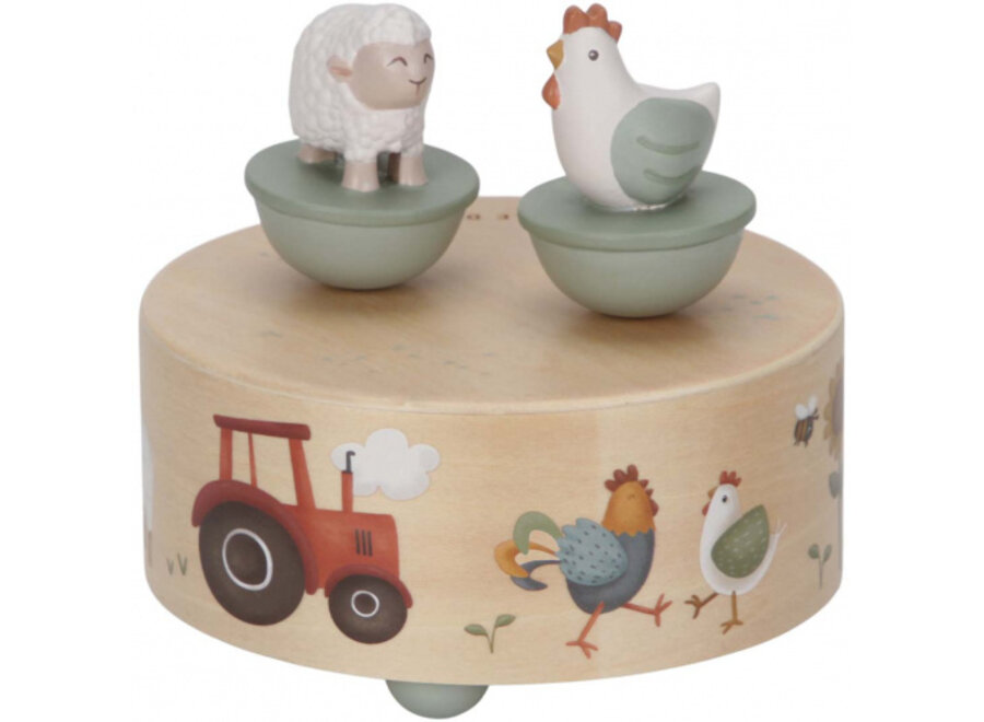 LD Houten muziekdoosje Little Farm