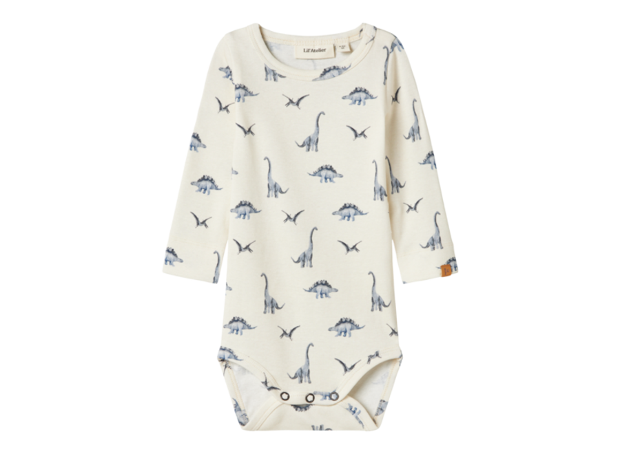 Lil' Atelier Geo Atu Ls Slim Body Turtledove
