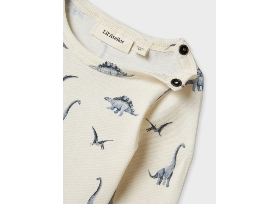 Lil' Atelier Geo Atu Ls Slim Body Turtledove