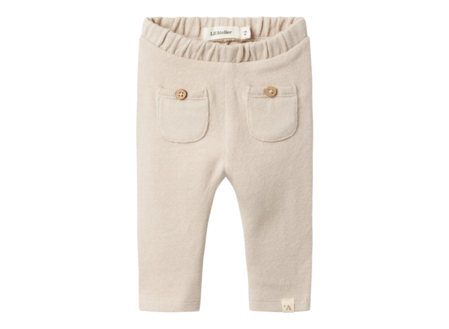 Lil' Atelier Thoro Hig Slim Leggings Gray Morn