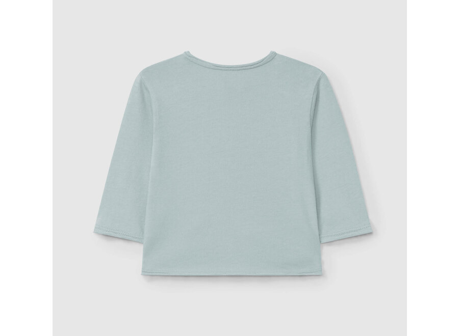 Snug Longsleeve zakje Mint Blue